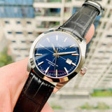 Tissot Gentleman Powermatic 80 Silicium Blue Dial Black Leather Strap Watch For Men - T127.407.16.041.01 Buy Now By Tissot