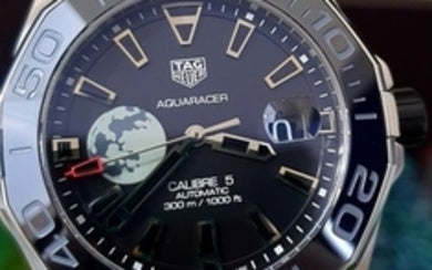 Tag Heuer Aquaracer Moon Black Dial Watch for Men - WAY201J.FC6370