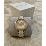 Michael Kors Parker White Dial Two Tone Steel Strap Watch for Women - MK6313 Buy Now By Michael Kors