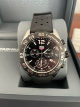 Tag Heuer Formula 1 Black Dial Black Leather Strap Watch for Men - CAZ1010.FT8024 Buy Now By Tag Heuer