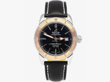 Shop Breitling Superocean Heritage 42mm Black Dial Black Leather Men's Watch - U1732112-B in USA