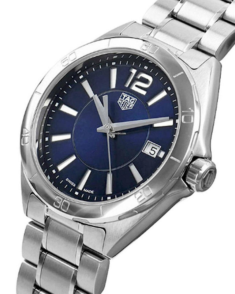 Shop Tag Heuer Formula 1 Quartz Blue Dial Silver Steel Strap Watch for Women - WBJ1312.BA0666 in USA