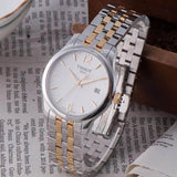 Tissot T Classic Tradition White Dial Two Tone Mesh Bracelet Watch for Women - T063.210.22.037.00 Buy Now By Tissot