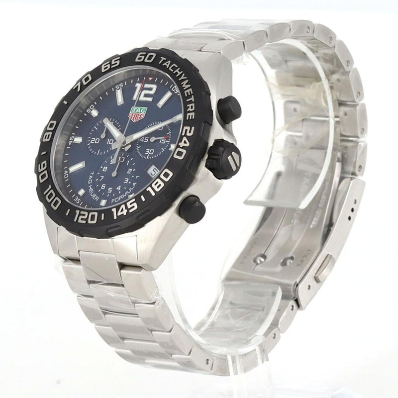 Shop Tag Heuer Formula 1 Chronograph Blue Dial Silver Steel Strap Watch for Men - CAZ101AV.BA0842 in USA
