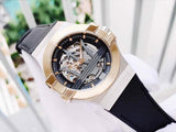 Maserati Potenza Automatic Skeleton Dial Black Leather Strap Watch For Men - R8821108011 Buy Now By Maserati