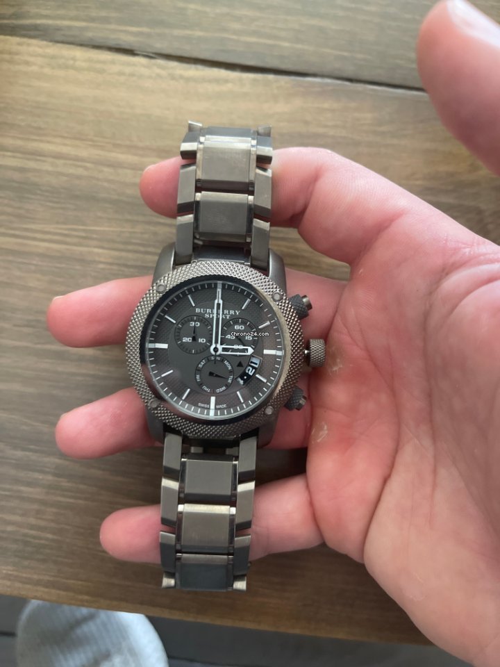 Burberry Chrono Sport Brown Dial Brown Steel Strap Watch for Men - BU7716 Buy Now By Burberry