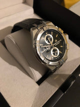 Maurice Lacroix Aikon Chronograph Black Dial Black Leather Strap Watch for Men - AI1018-SS001-330-1 Buy Now By Maurice Lacroix