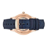 Emporio Armani Meccanico Automatic White Dial Blue Leather Strap Watch For Men - AR1947 Buy Now By Emporio Armani