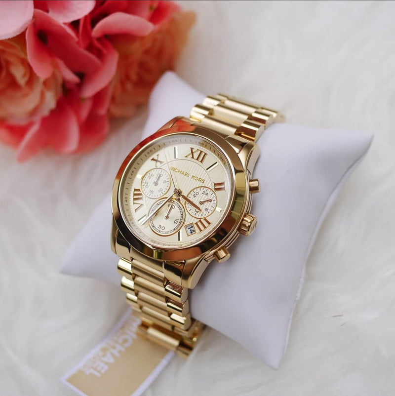 Michael Kors Cooper Gold Dial Gold Steel Strap Watch for Women - MK6274 Buy Now By Michael Kors