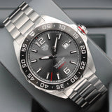 Tag Heuer Formula 1 Calibre 5 Chronograph Anthracite Dial Silver Steel Strap Watch for Men - WAZ2011.BA0842 Buy Now By Tag Heuer