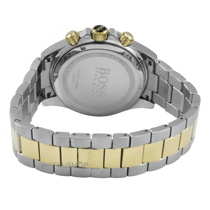 Hugo Boss Ikon Chronograph Silver Dial Two Tone Steel Strap Watch for Men - 1512960 Buy Now By Hugo Boss
