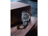 Hugo Boss Aeroliner Chronograph Quartz Black Dial Black Leather Strap Watch For Men - HB1512448 Buy Now By Hugo Boss
