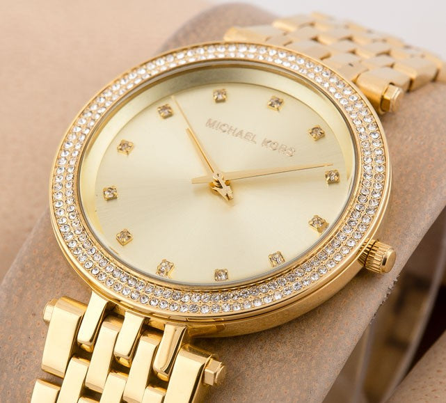 Michael Kors Darci Gold Dial Gold Stainless Steel Strap Watch for Women - MK3216 Buy Now By Michael Kors