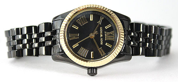 Michael Kors Lexington Quartz Black Dial Black Steel Strap Watch for Women - MK3299 Buy Now By Michael Kors