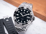 Maurice Lacroix Aikon Venturer Black Dial Silver Steel Strap Watch for Men - AI6058-SS002-330-1 Buy Now By Maurice Lacroix