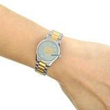 Gucci G Timeless Quartz Mother of Pearl Blue Dial Two Tone Steel Strap Watch For Women - YA1265011 Buy Now By Gucci