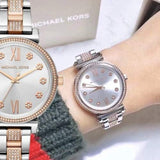 Michael Kors Sophie Chronograph Silver Dial Two Tone Steel Strap Watch For Women - MK3880 Buy Now By Michael Kors