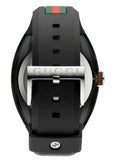 Gucci Sync XXL Quartz Black Dial Black Rubber Strap Watch For Men - YA137101