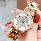 Michael Kors Catlin Mother of Pearl Dial Gold Steel Strap Watch for Women - MK3332 Buy Now By Michael Kors