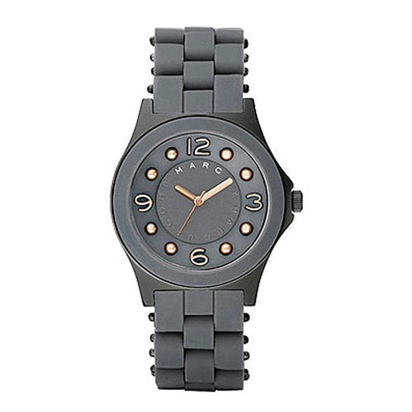 Marc Jacobs Pelly Grey Dial Grey Silicone Strap Watch for Women - MBM2537 Buy Now By Marc Jacobs