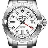 Shop Breitling Avenger Automatic GMT 43 White Dial Black Nylon Strap Watch for Men - A32397101A1X1 in USA