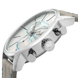 Calvin Klein City Chronograph White Dial White Leather Strap Watch for Men - K2G271Q4 Buy Now By Calvin Klein