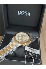 Hugo Boss Ikon Chronograph Silver Dial Two Tone Steel Strap Watch for Men - 1512960 Buy Now By Hugo Boss