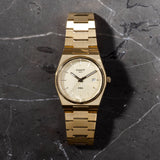 Tissot PRX Champagne Yellow Gold Dial Gold Steel Strap Watch for Men - T137.410.33.021.00 Buy Now By Tissot