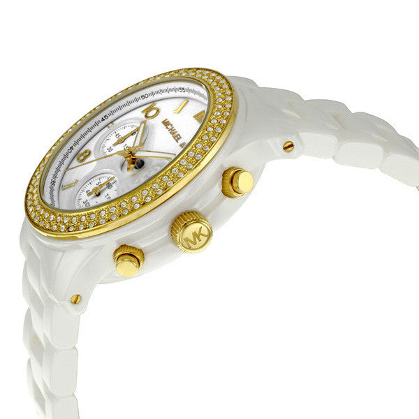 Michael Kors Runway White Dial White Steel Strap Watch for Women - MK5237 Buy Now By Michael Kors