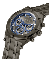 Guess Continental Grey Dial Grey Steel Strap Watch for Men - GW0260G3 Buy Now By Guess