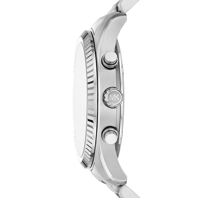 Michael Kors Lexington Chronograph Blue Dial Silver Steel Strap Watch for Men - MK9165 Buy Now By Michael Kors