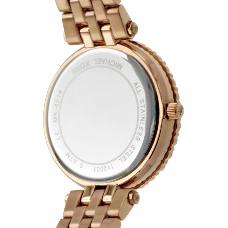 Michael Kors Darci Quartz Rose Gold Dial Rose Gold Steel Strap Watch For Women - MK4514 Buy Now By Michael Kors