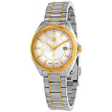 Shop Tag Heuer Formula 1 Diamonds Mother of Pearl White Dial Two Tone Steel Strap Watch for Women - WBJ1421.BB0648 in USA