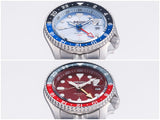 Seiko 5 Sports Automatic GMT SKX Sports Style Asia Exclusive Limited Edition Ice Blue Dial Silver Steel Strap Watch For Men - SSK029K1 Buy Now By Seiko