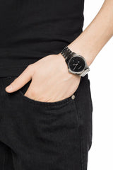 Gucci G Timeless Black Dial Silver Steel Strap Watch For Men - YA126460 Buy Now By Gucci