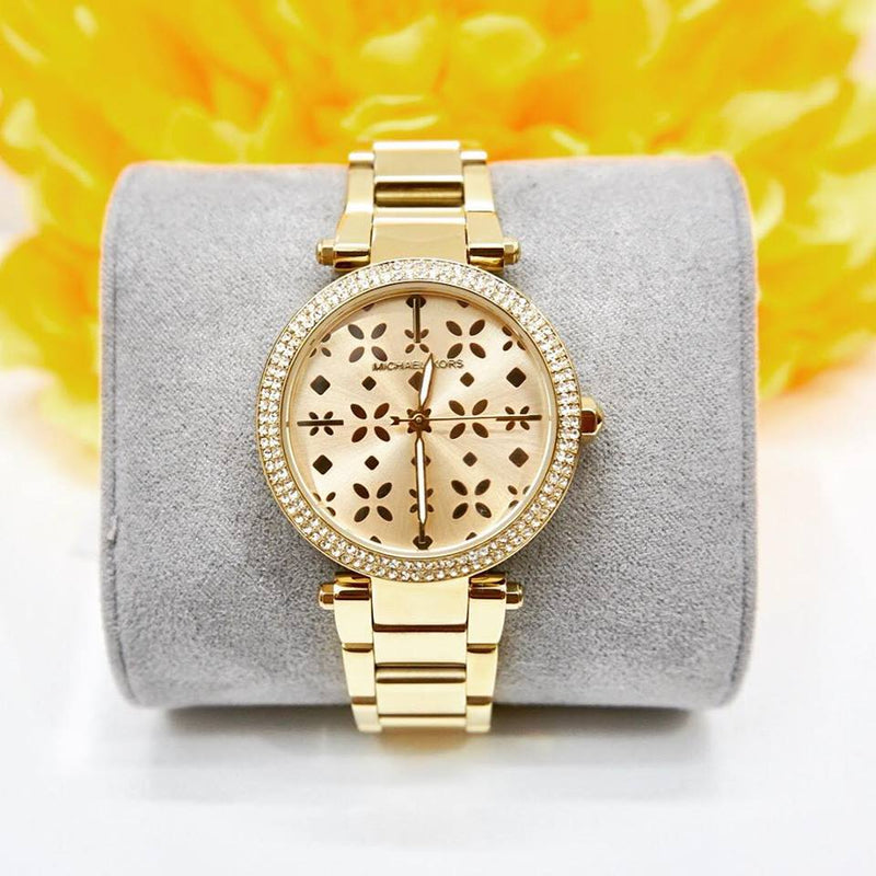 Michael Kors Parker Gold Dial Gold Steel Strap Watch for Women - MK6469 Buy Now By Michael Kors