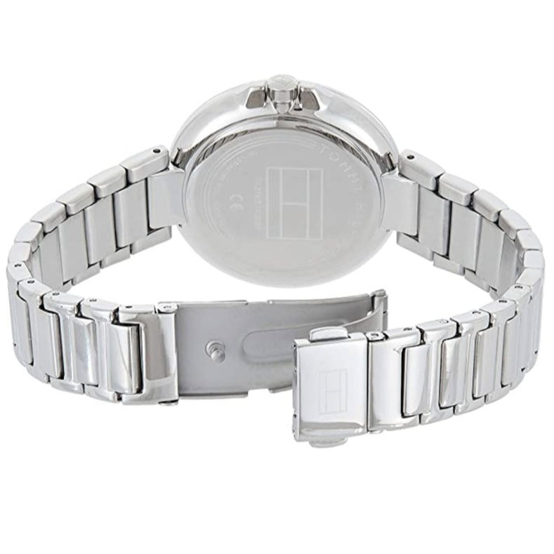 Shop Tommy Hilfiger Angela Blue Dial Silver Steel Strap Watch for Women - 1782126 in USA