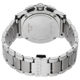 Shop Gucci G Chrono Chronograph Silver Dial Silver Steel Strap Watch For Men - YA101201 in USA