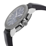 Shop Gucci G Chrono Black Dial Black Leather Strap Watch For Men - YA101205 in USA