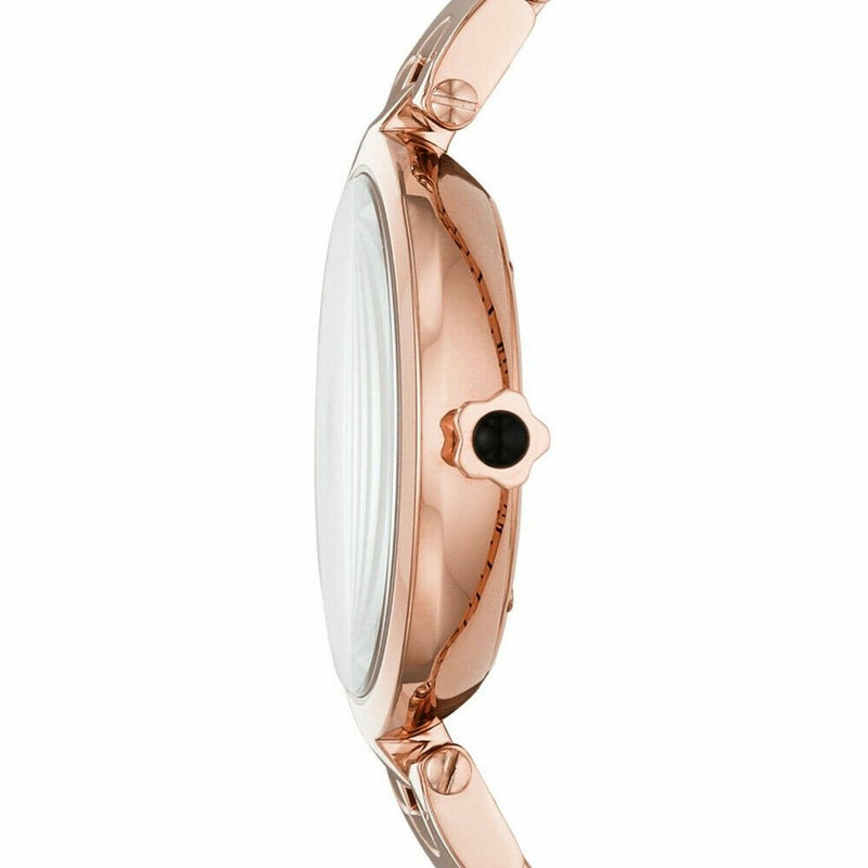 Emporio Armani Arianna White Mother of Pearl Dial Rose Gold Steel Strap Watch For Women - AR11236 Buy Now By Emporio Armani