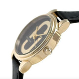 Marc Jacobs Corie Black Dial Black Leather Strap Watch for Women - MJ1580 Buy Now By Marc Jacobs