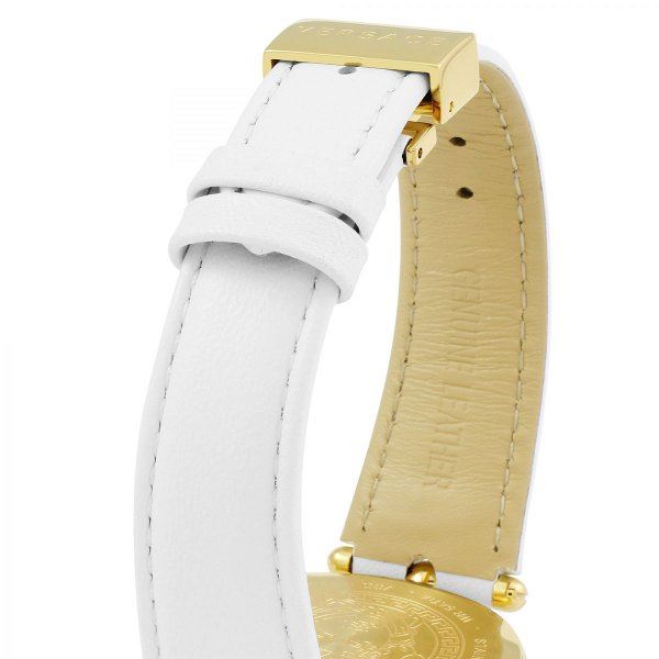 Versace Palazzo Empire White Dial White Leather Strap Watch for Women - VCO040017 Buy Now By Versace
