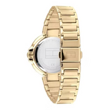 Shop Tommy Hilfiger Angela White Dial Gold Steel Strap Watch for Women - 1782128 in USA