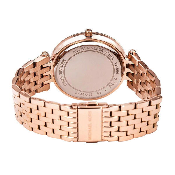 Michael Kors Darci Blue Dial Rose Gold Steel Strap Watch for Women - MK3728 Buy Now By Michael Kors