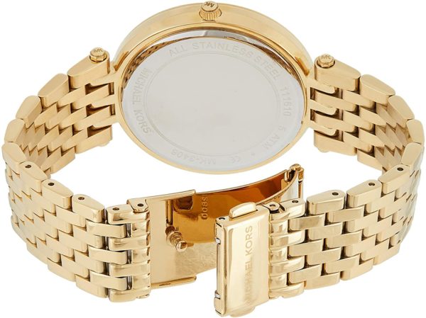 Michael Kors Darci Blue Dial Gold Steel Strap Watch for Women - MK3406 Buy Now By Michael Kors