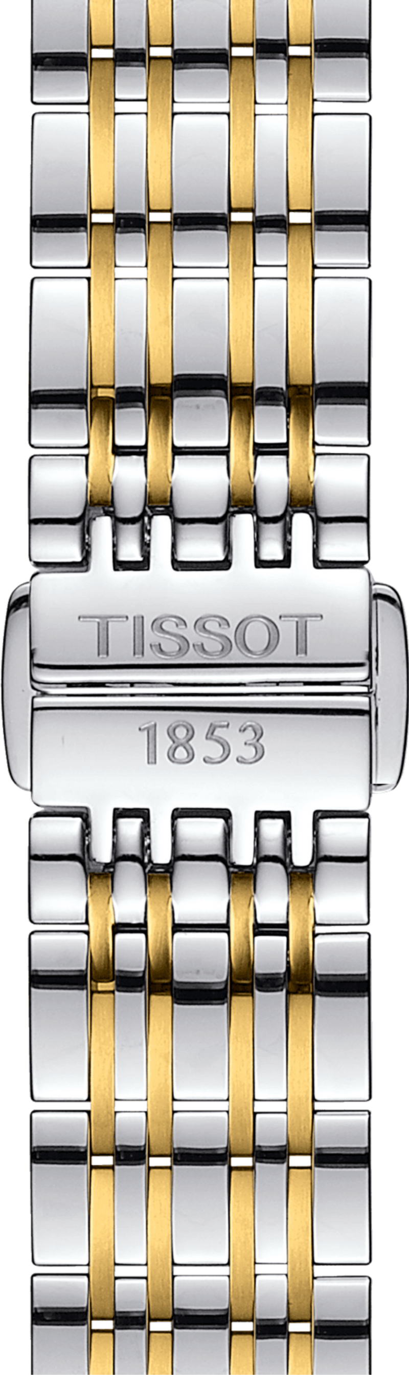 Tissot Carson Lady White Dial Two Tone Steel Strap Watch For Women - T085.210.22.013.00 Buy Now By Tissot