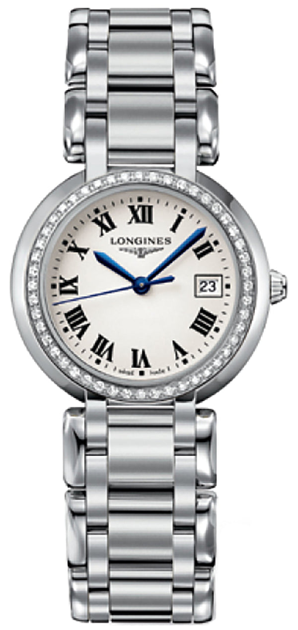 Shop Longines PrimaLuna 26.5mm Automatic Stainless Steel Watch for Women - L8.111.0.71.6 in USA