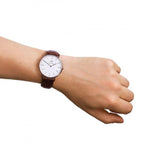Daniel Wellington Classic St Mawes White Dial Brown Leather Strap Watch For Men - DW00100006 Buy Now By Daniel Wellington