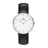 Daniel Wellington Classic Reading White Dial Black Leather Strap Watch For Women - DW00100058 Buy Now By Daniel Wellington