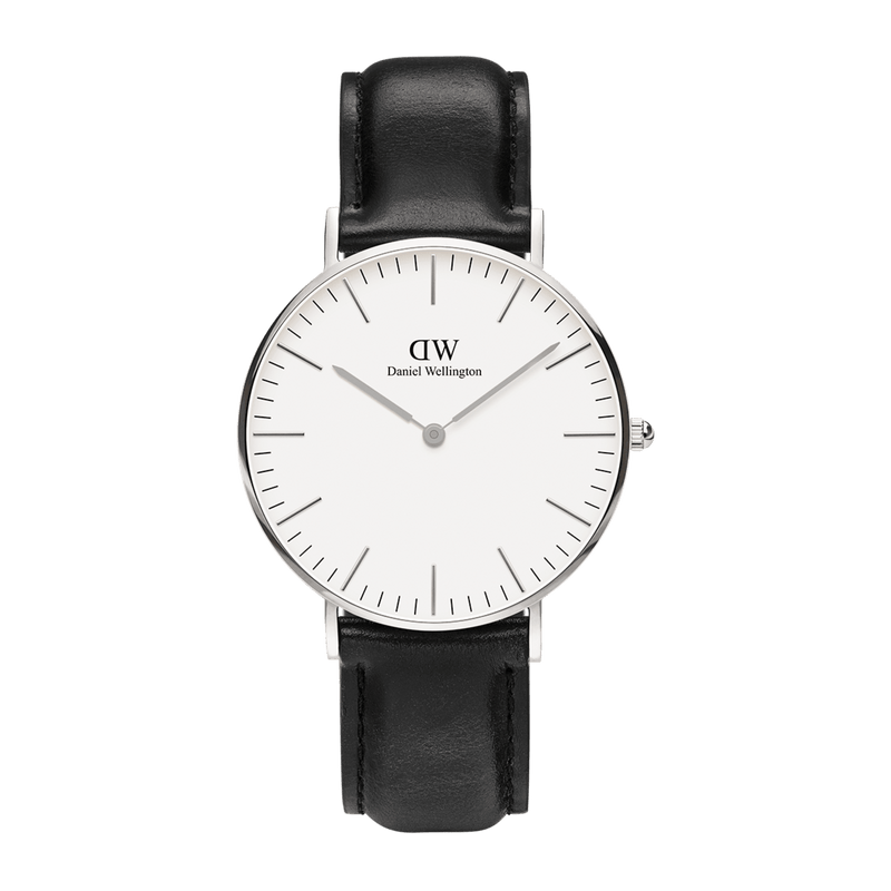 Daniel Wellington Classic Reading White Dial Black Leather Strap Watch For Women - DW00100058 Buy Now By Daniel Wellington